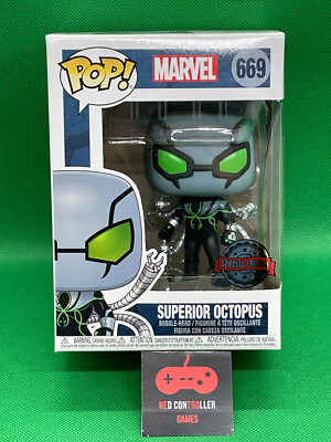 Marvel # 669 - Superior Octopus - Special Edition Flocked, Funko Pop! *Spezial*