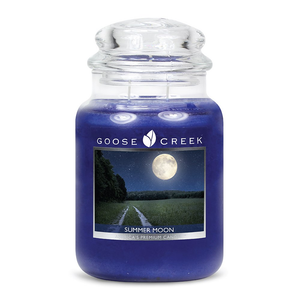 SUMMER-MOON-LARGE-GOOSE-CREEK-CANDLE-JAR-24-OZ-FRESH-SCENT-FREE-SHIP