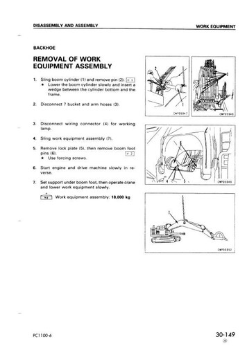 Komatsu PC1100-6, PC1100SP-6, PC1100LC-6 Hydraulikbagger Service Manual - Bild 22 von 24