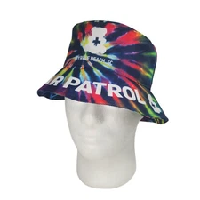 Sugar Patrol Myrtle Beach SC Tie Dye Kids OSFM Bucket Hat Sun Fishing Hiking