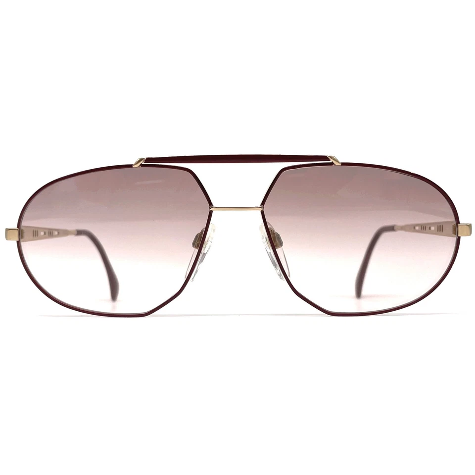 NOS vintage SILHOUETTE M 7136 sunglasses - 80s Austria - Large - ORIGINAL - Gold - Bild 2 von 4