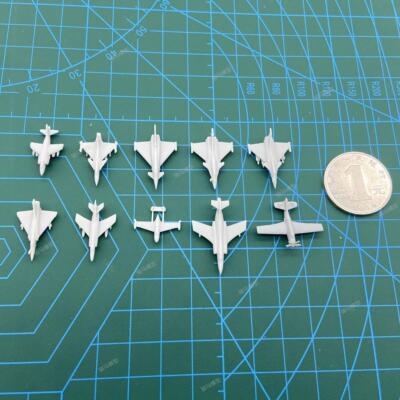 1/700 European fighter jet without landing gear open wing (flight state) 10pcs