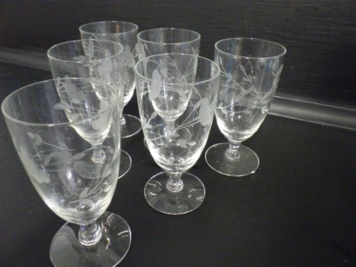 Princess House Heritage verres à jus pieds verres à whisky acides cordiaux le moins cher 6 5 oz