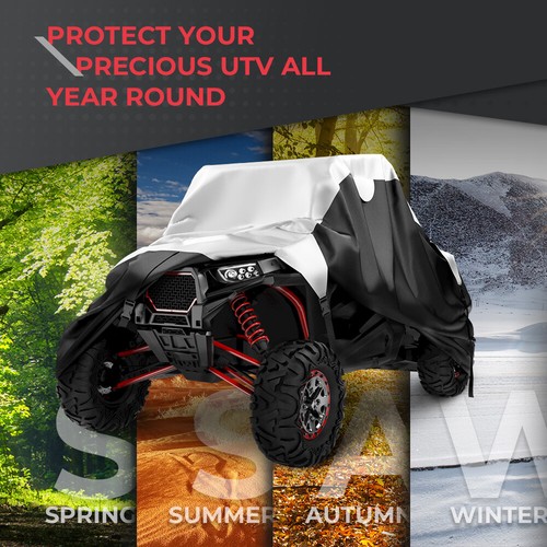Cubierta de almacenamiento para vehículos utilitarios UTV de alta resistencia para Honda Pioneer/TALON RZR XP 1000 - Imagen 13 de 14