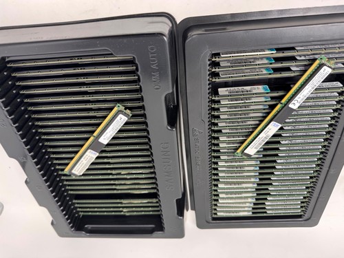 LOT 50x 16gb OEM IBM FRU 90Y3159 DDR3 VLP 2Rx4 PC3-12800R Server MEMORY Micron - Photo 4/10