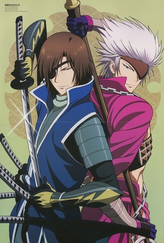 poster promo Sengoku Basara Atsuko Nakajima anime Date Masamune Chousokabe