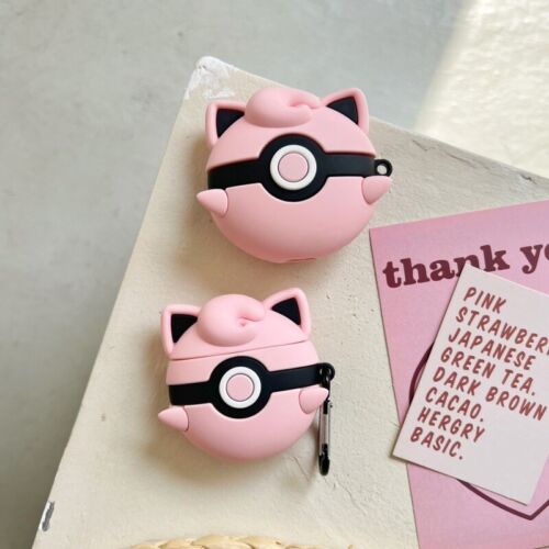 Silicone Earphone Case Cover Jigglypuff ShockProof For Apple Airpods 1/2/3 Pro - Zdjęcie 4 z 9