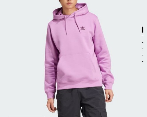 adidas Originals Men's Adicolor Essentials Trefoil Hoodie Size Medium Purple NEW - Picture 2 of 6
