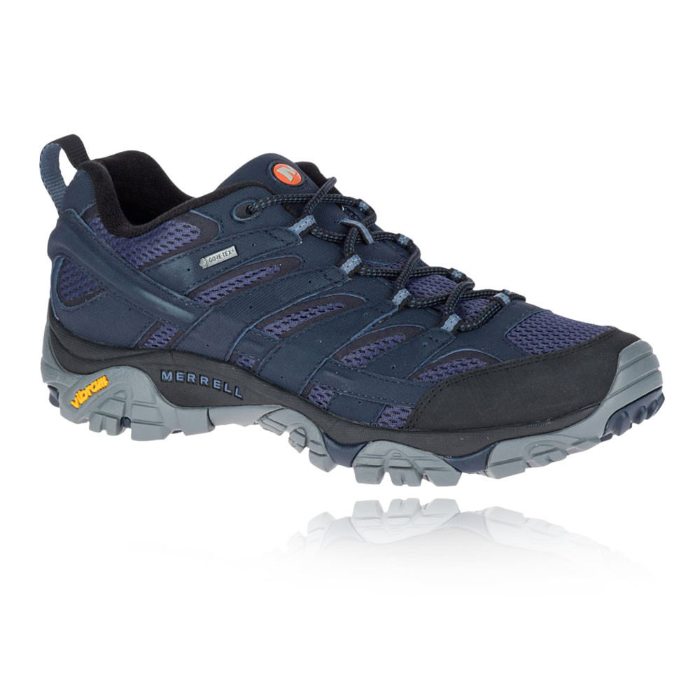 Merrell Para Hombre Moab 2 GTX Zapatos Para Caminar Azul Marino Deportes al Aire Libre Zapatillas Merrell Para Hombre Moab 2 GTX Zapatos Para Caminar Azul Marino Deportes al Aire Libre Zapatillas