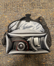 Canon EOS Rebel T6 18MP Camera EF 35 80mm f/4 5.6 lens Charger Case