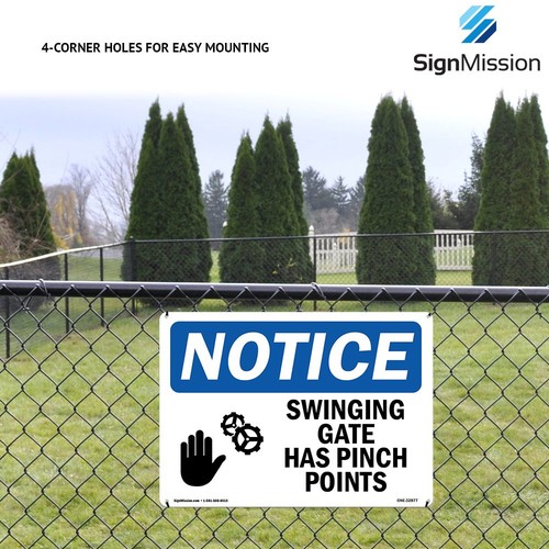 OSHA Notice Sign - Be Alert Nesting and Aggressive Ducks | Aluminum Sign | Pr... - Picture 4 of 5