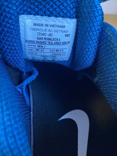 Nike Romaleos 4 taglia 45,5 nuove (CD3463-493) - Foto 9 di 9