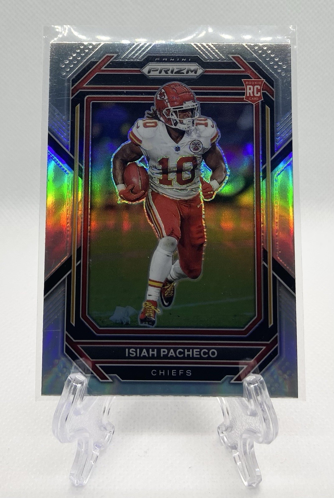 2022 Panini Prizm Isiah Pacheco Silver Prizm RC #352 MINT