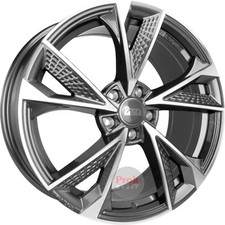 4x Alufelgen MAM RS6 für Volkswagen Polo GTI 6R 18 Zoll Felgen