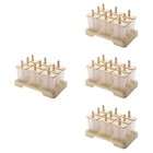 4 Sets Homemade Popsicle Mold Plastic Popsicle Molds DIY Ice Cream for Children