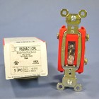 Pass & Seymour 3894 Clear 20A Pilot Light Industrial Toggle Switch