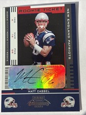 2005 Playoff Contenders 190 Matt Cassel Rookie Auto Patriots!!