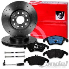 brembo BREMSSCHEIBEN 344mm Gelocht + BEL&Auml;GE VORNE f&uuml;r MERCEDES SLC SLK R172