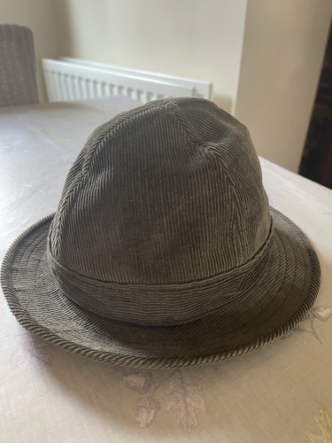Mens Failsworth Plymouth Corduroy Hat Olive 100% Cotton Size UK Large 59cm. - Picture 4 of 10