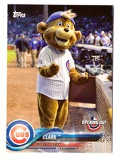 2018 Topps Opening Day Mascots - CHICAGO CUBS 