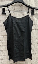 Spaghetti Top Cami Black  Size Medium By Cri & Gio New *Check Description