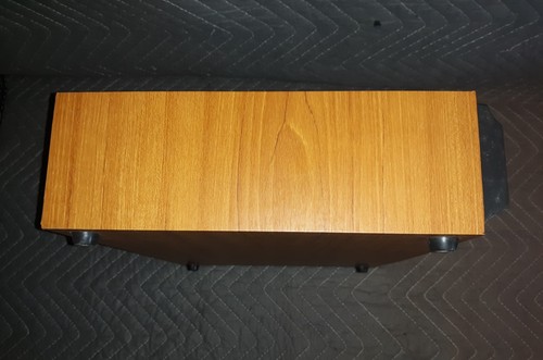 Vintage Wood Cassette Storage Case 3 Drawers - Holds 36 Tapes Faux Wood Grain - Picture 10 of 22