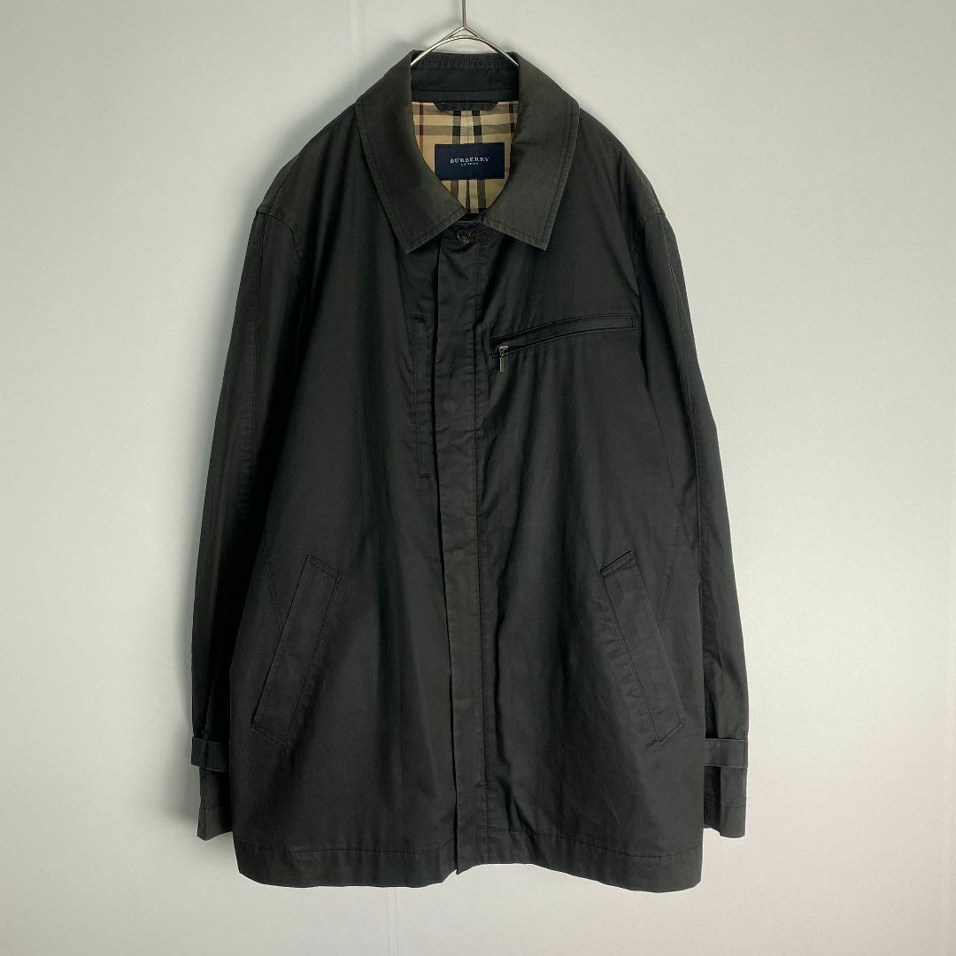 Burberry London Blouson Zip-Up Nova Check Belt Black L | eBay