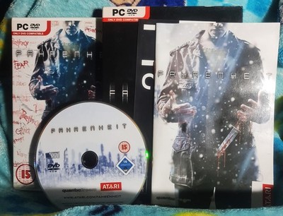 FAHRENHEIT / Indigo Prophecy PC DVD-ROM Windows Spiel CIB mit Handbuch & Schuber