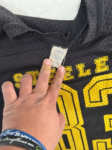 Russell Athletic Schwarz NFL Trikot Vintage Retro Steelers - Bild 2 von 3