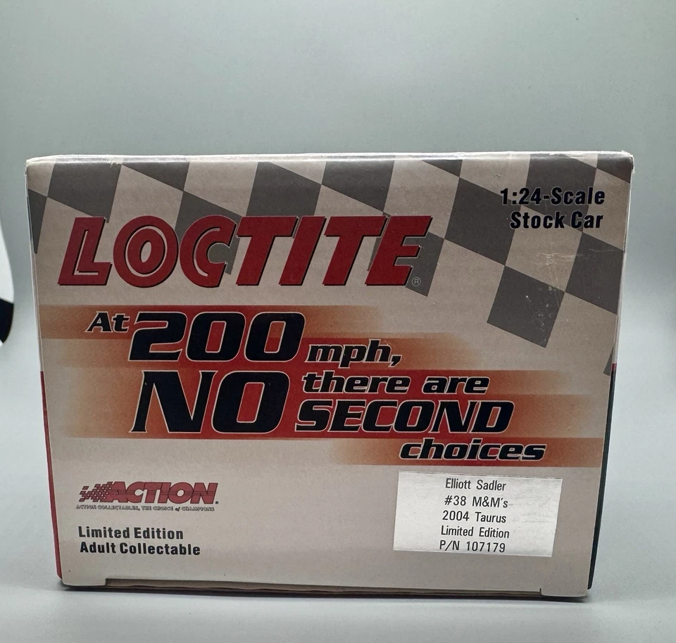 Acción RCCA Coleccionables 1:24 #38 Elliott Sadler M&Ms 2004 Ford Taurus LOCTITE Foto 2 de 4