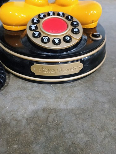 Vintage 1997 Disney Mickey Mouse Animated Talking Telemania Home Phone - Bild 3 von 5