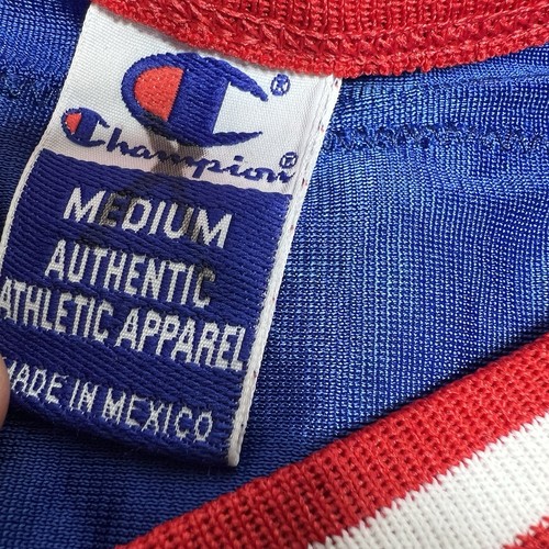 Jason Sehorn Blue Starter Jersie 40 Medium Vintage - Picture 16 of 19