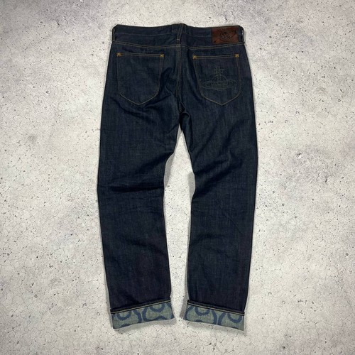 Lee x Vivienne Westwood Big Logo Jeans Denim Blau Größe 34 - Bild 1 von 17