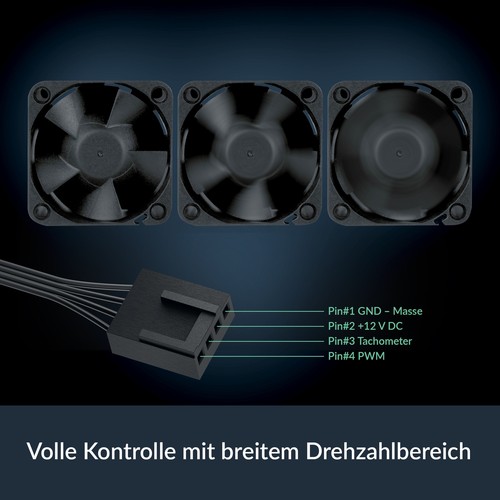 ARCTIC S4028-6K (5 Pack) 40x40x28 mm PC Server Fan 250-6000 RPM PWM Cooler - Photo 3/6