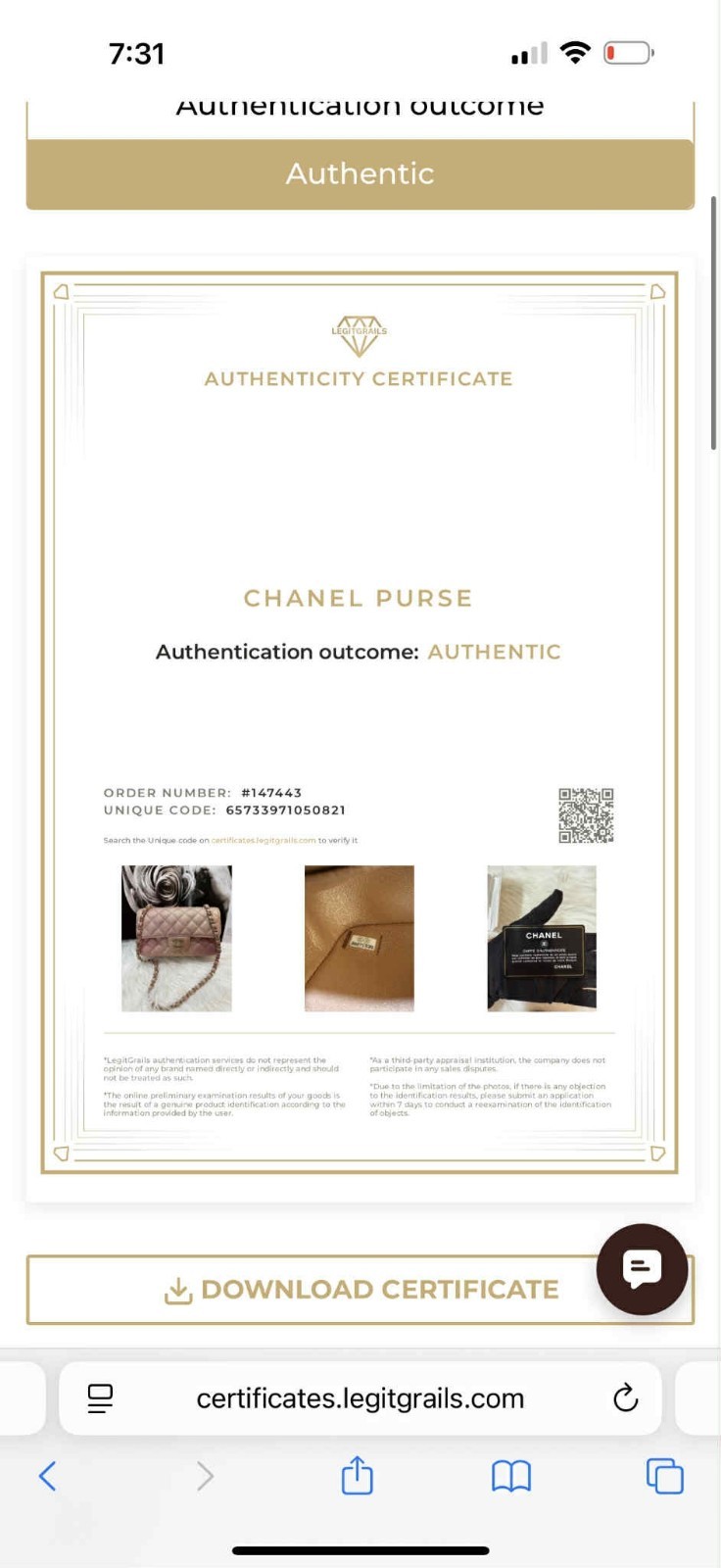 Chanel Classic mini Rectangular  Pink Ombre Gold … - image 16