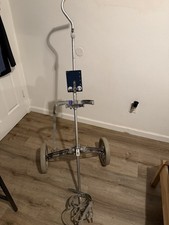 Vintage Foldable Bag Boy Jarman Special Golf Push Cart Silver Made in USA