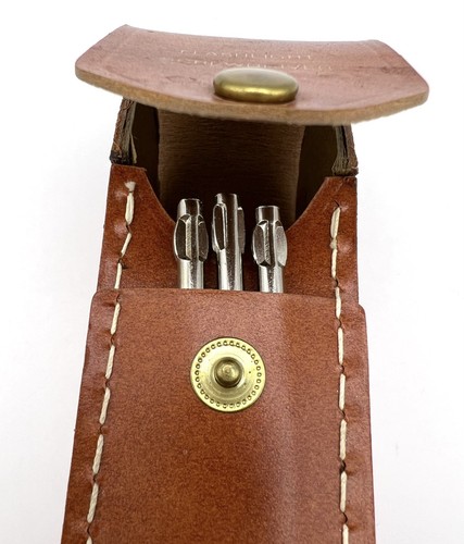 Vintage WT Hong Kong Flashlight Screwdriver Working with Case and 3 Screwdrivers - Picture 12 of 16
