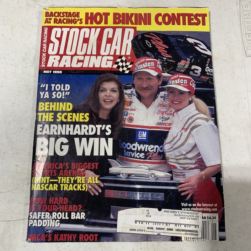 Stock Car Racing Magazine May 1998 Dale Earnhardt NASCAR Bikini Contest Sport