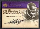 Adrian Peterson 2007 UD Premier Penmanship Autograph GOLD PP-AP #21/50 RC Rookie
