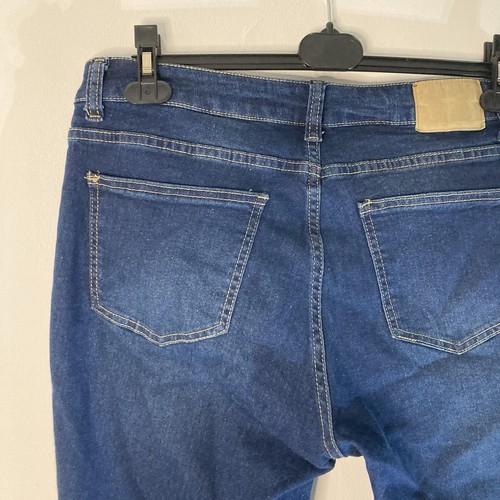 Dunkelblaue Stretch Jeans UK 16-18 | Mid Rise Skinny Fit | Vintage Denim Look - Bild 9 von 17