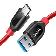 Anker Powerline  USB-C to USB 3.0 Cable (3ft.) for Galaxy S8,MacBook,Nexus 6P RD