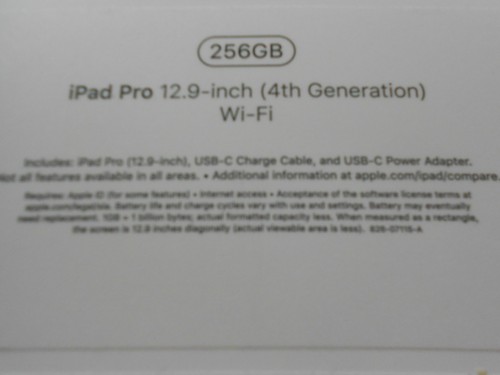 Apple iPad Pro 12.9 4th Gen 256GB Space Gray Unlocked - Cracked Screen - Afbeelding 8 van 14