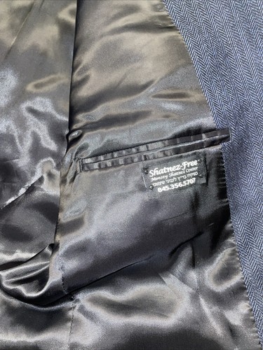 Blazer Jos A Bank nuovo con etichette blu notte collezione esecutiva spina di pesce 42S - Foto 9 di 18
