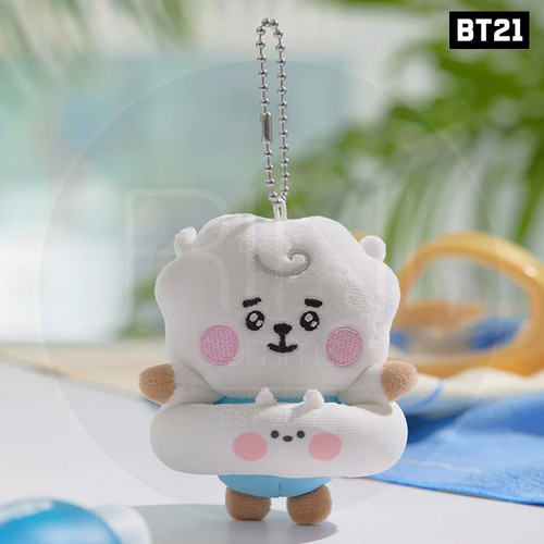 BTS BT21 Official Goods BABY PLUSH KEYRING SPLASH EDITION + Tracking Number - Imagen 16 de 16