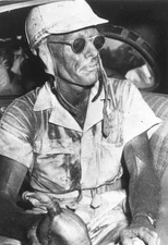 Pioneer Red Byron winning grueling first race Martinsville modifie- Old Photo