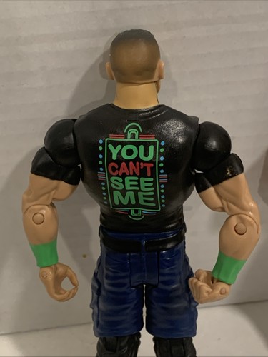 Lot Of 2 WWE Figures 2013 John Cena Never Give Up & 2011 Dave Batista The Animal - Picture 8 of 10