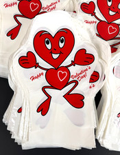 500 Lot Valentine's Day Flat Plastic Glove Character Puppets Vintage 1980's