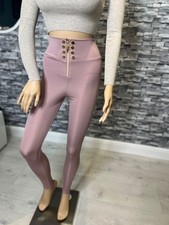 High-Waisted Pink Trousers - Brand New with Tags size L