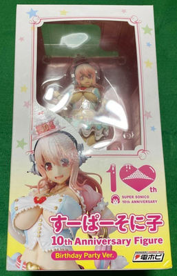 「本日処分出品」SUPER SONICO 15周年記念フィギュア特典色紙付き Daiichi Uchuu Sokudo: Super Sonico Yukata Ver.