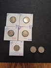 7 Nice 1910s Buffalo Nickel Coins.  Includes A Rare Type 1 1913 Coin!